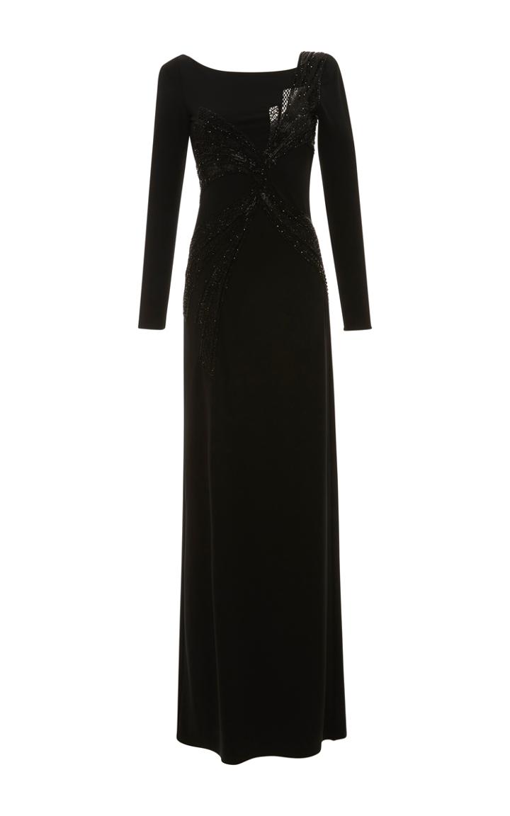 Emilio Pucci Long Sleeve Embroidered Dress