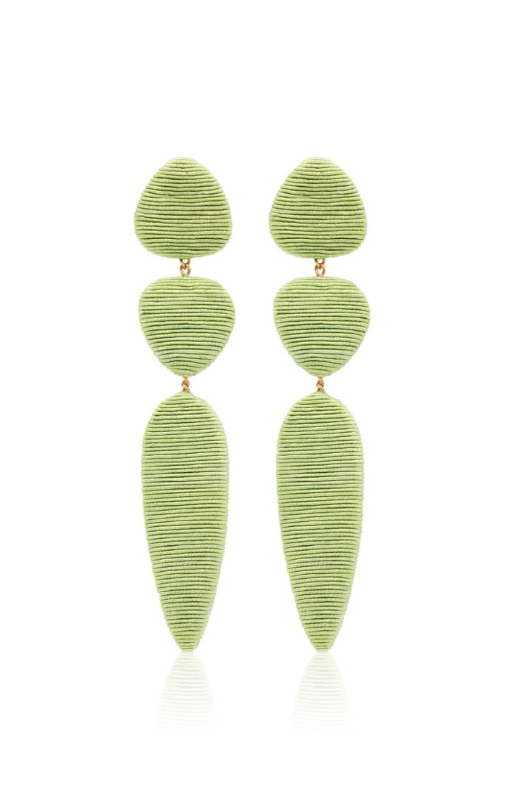 Rebecca De Ravenel Jacaranda Clip Earrings