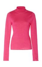 Prabal Gurung Fitted Silk Turtleneck Top