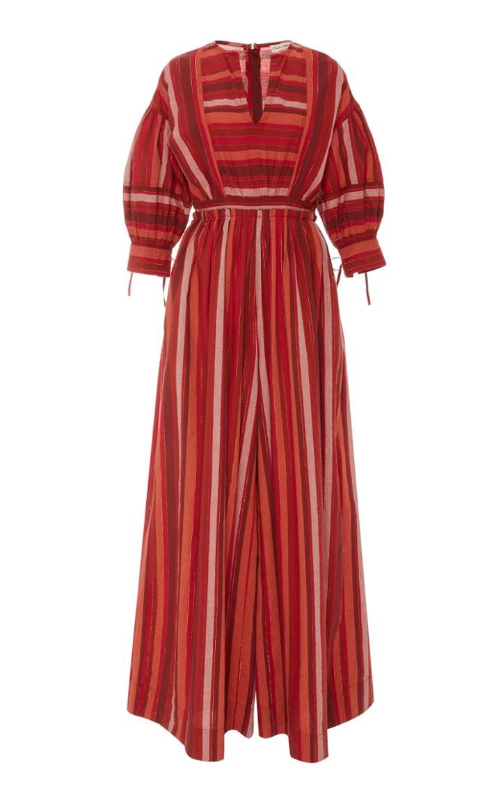 Ulla Johnson Marta Cotton Realxed Jumpsuit- Inactive