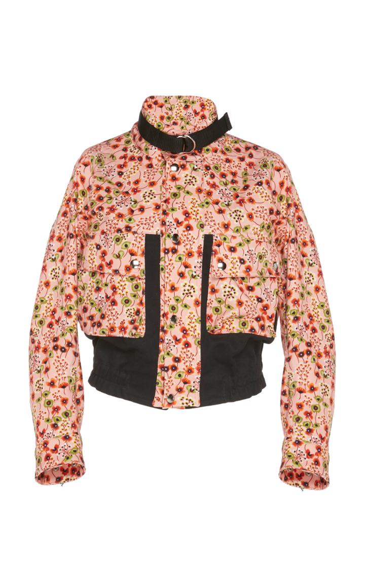 Atlein Cropped Cotton-blend Aviator Jacket