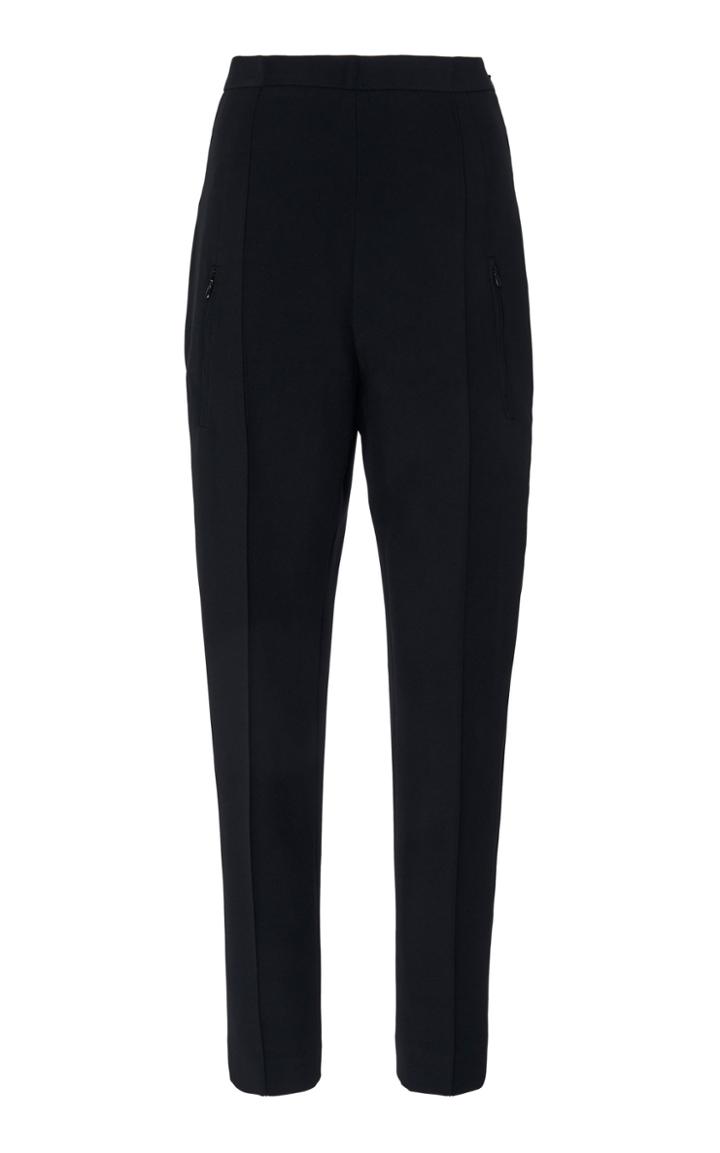 Moda Operandi Andrew Gn High-rise Crepe Tapered Pants Size: 34