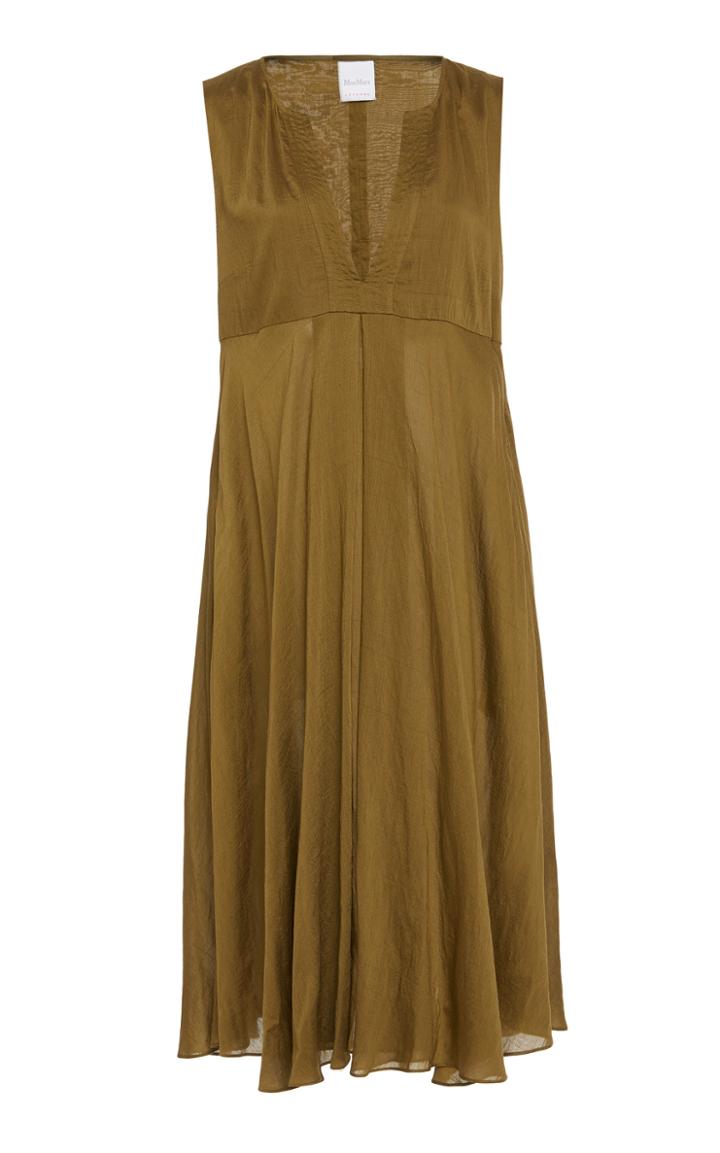 Max Mara Nuccia Stretch Modal-blend Midi Dress