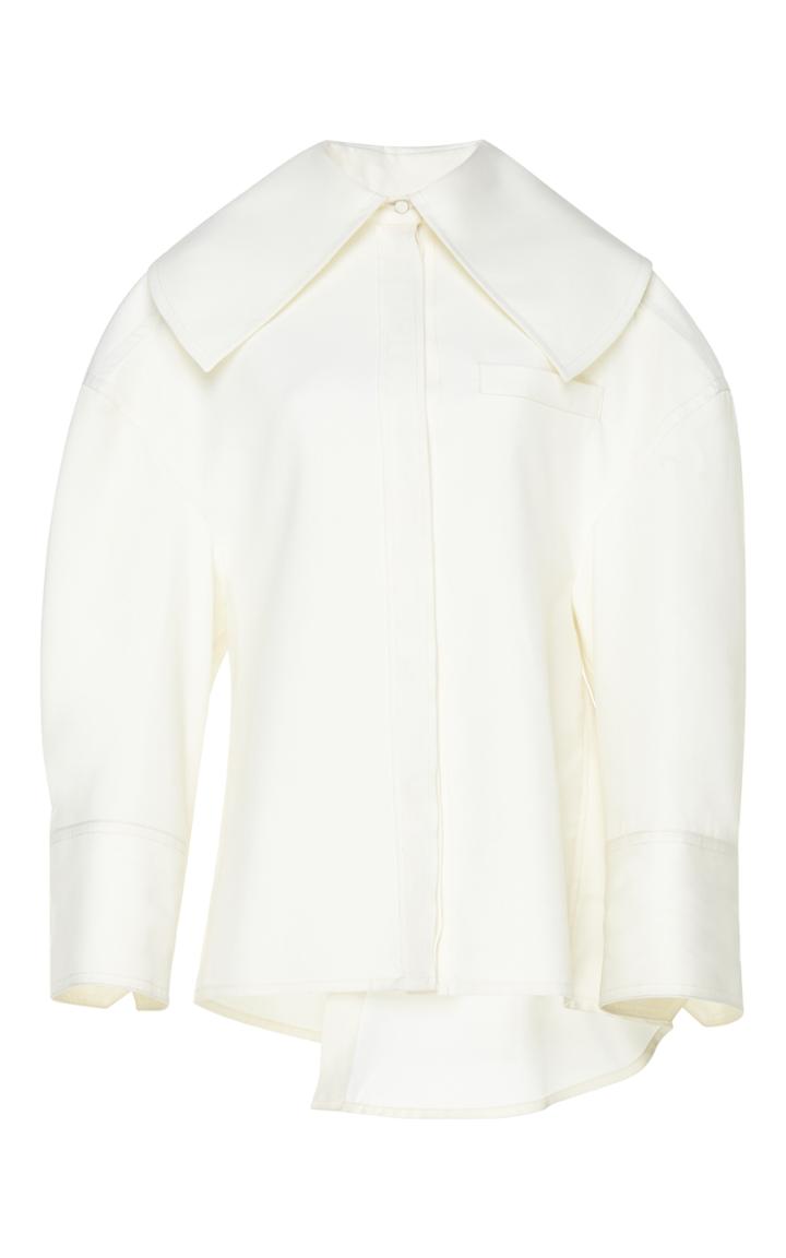Jacquemus Structured Shoulder Cotton Shirt