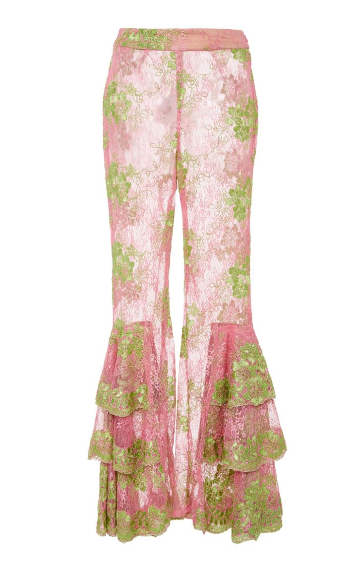 Nina Tiari Cha Cha Side Ruffle Pant