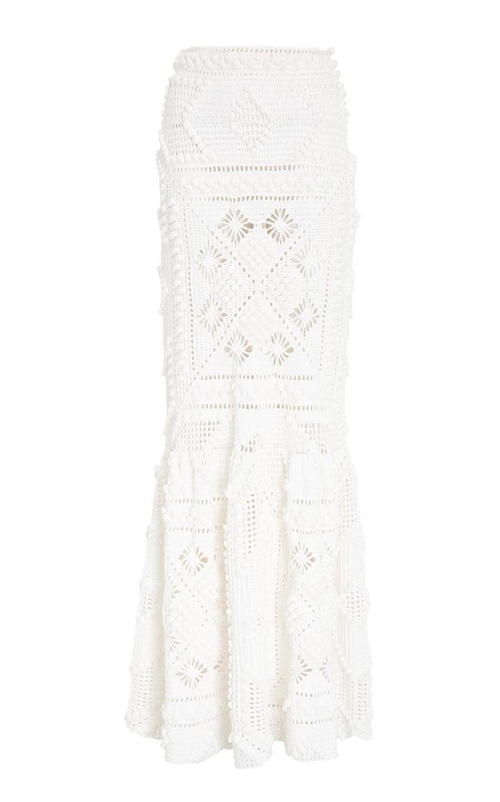 Moda Operandi Zimmermann Botanica Crochet Cotton Skirt