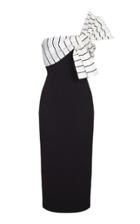 Safiyaa Reva Bow Midi Dress