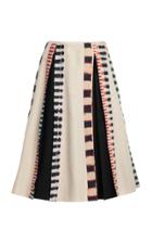 Moda Operandi Alexandre Blanc Pleated Silk Skirt