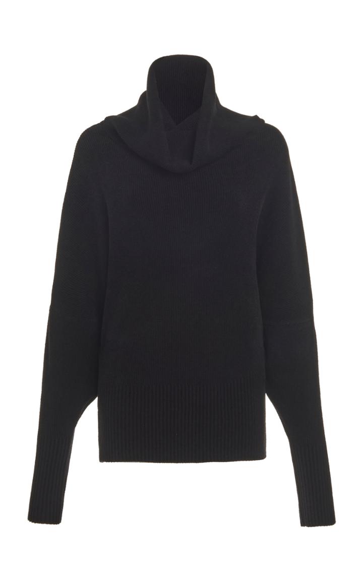 Moda Operandi Alexandre Vauthier Velvet Knit Cowlneck Top