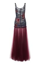 J. Mendel Drop Waist Gown