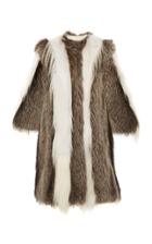 J. Mendel Two Tone Raccoon Fur Coat