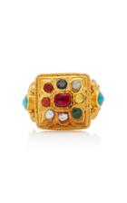 Sanjay Kasliwal 22k Gold Diamond Square Ring