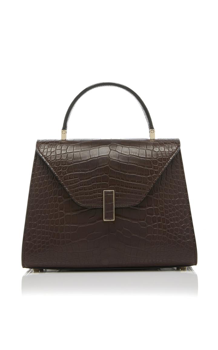 Valextra Iside Matte Alligator Bag