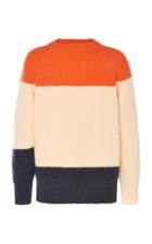 Jil Sander Striped Mohair-blend Sweater Size: 46