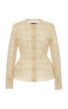 Moda Operandi Dolce & Gabbana Pointelle-trimmed Corset Jacket Size: 38