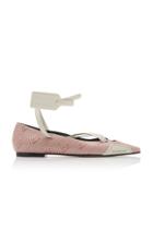 Off-white C/o Virgil Abloh Monogram Wrapped Flats
