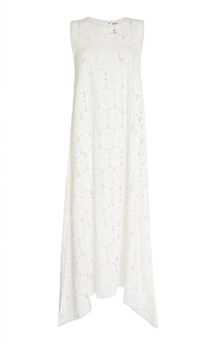 Pascal Millet Lace Sleeveless A-line Dress