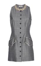 Attico Emma Embellished Wool Dress