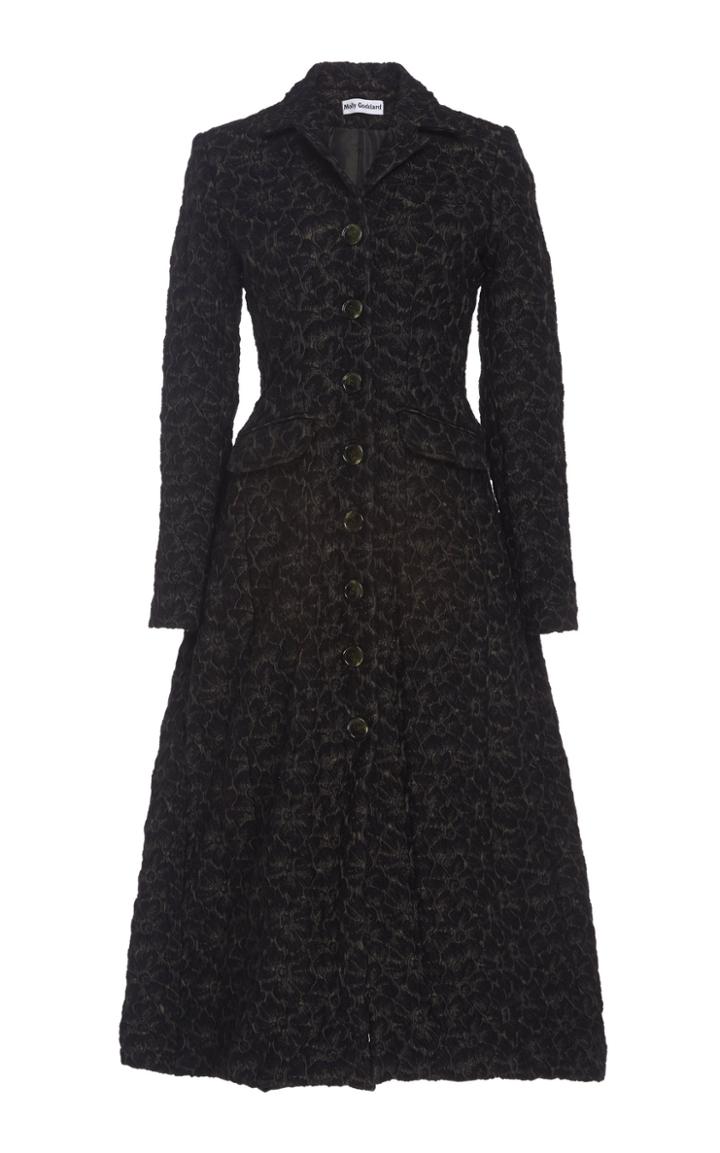 Molly Goddard Rex Floral Cotton Princess Coat