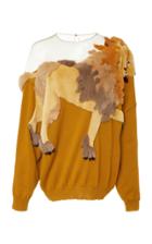 Alena Akhmadullina Lion Embroidered Cashmere Sweater