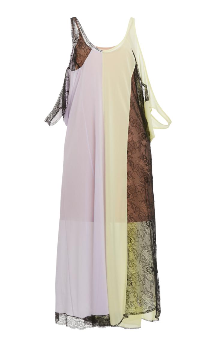 Maison Margiela Scoop Neck Off-the-shoulder Dress