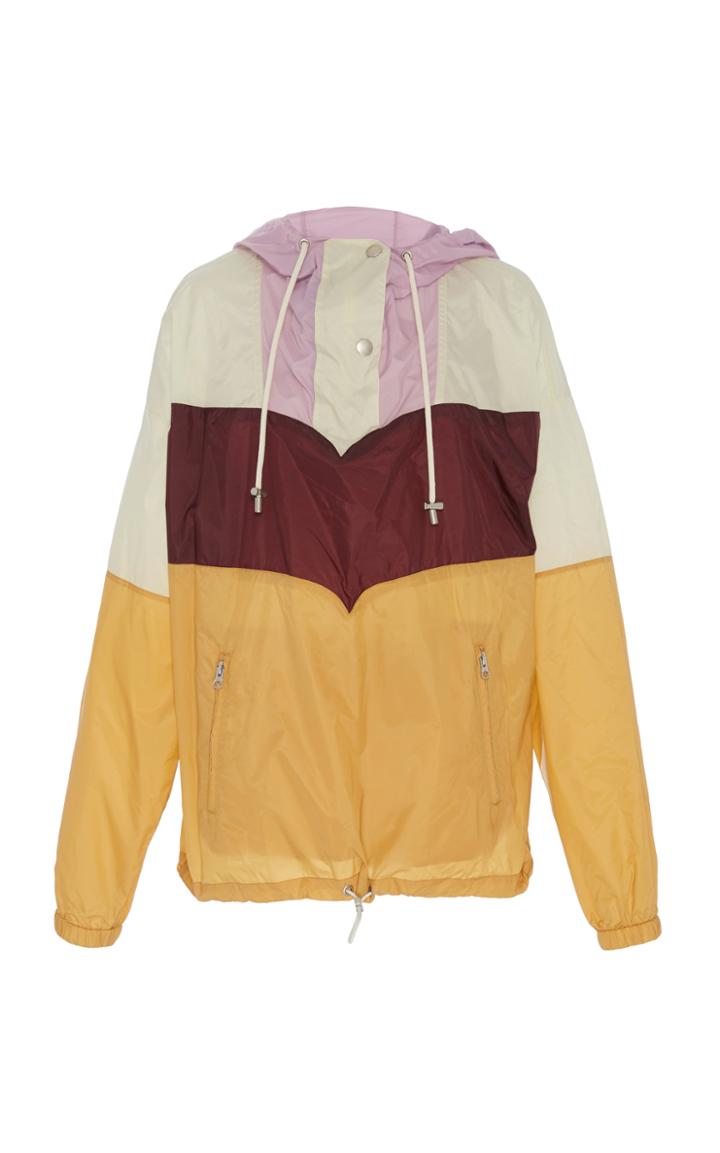Isabel Marant Toile Cyriel Color-block Shell Raincoat