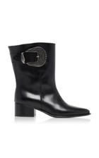 Loewe Western Leather Ankle Boots