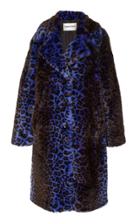 Stand Studio Fanny Leopard-print Faux Fur Coat
