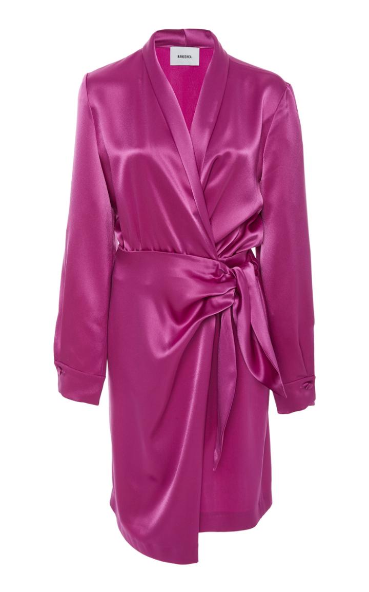 Nanushka Siwa Satin Mini Dress