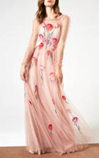 Blumarine Illusion Roses Gown
