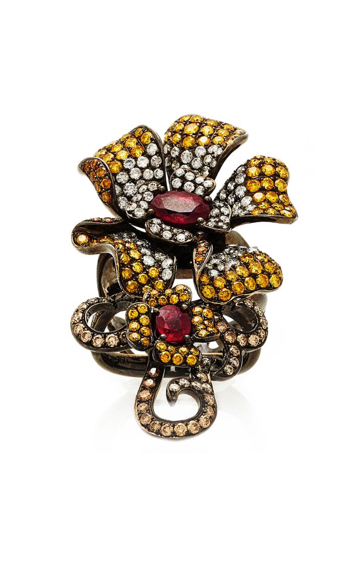 Wendy Yue Double Bloom Ring