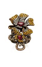 Wendy Yue Double Bloom Ring