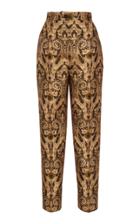 Dolce & Gabbana High-rise Straight-leg Jacquard Pants
