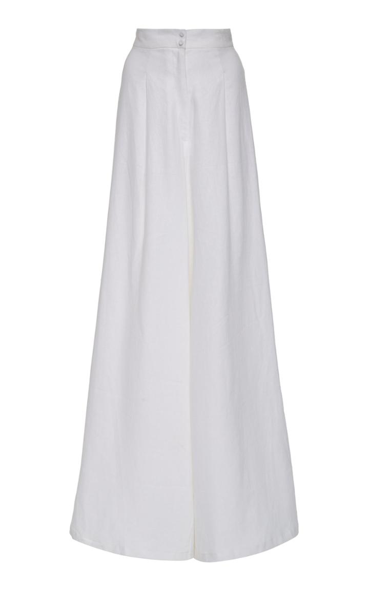 Moda Operandi Andres Otalora Eivissa Wide-leg Linen Pants Size: 0