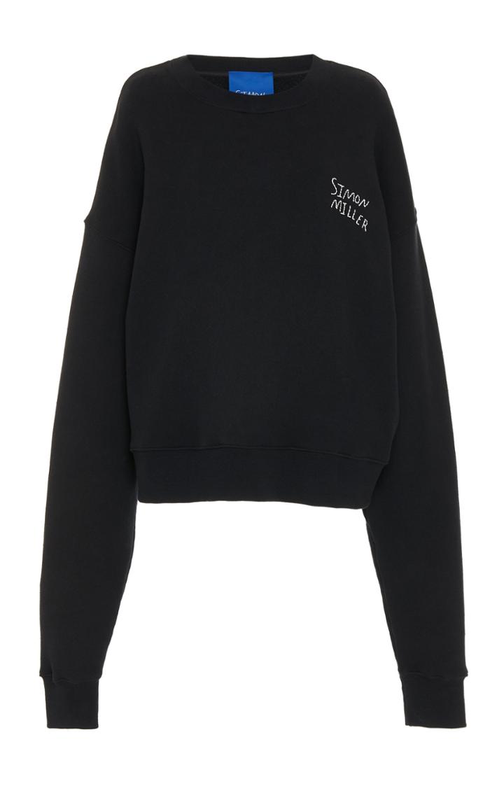 Moda Operandi Simon Miller Rista Cotton Sweatshirt Size: Xs