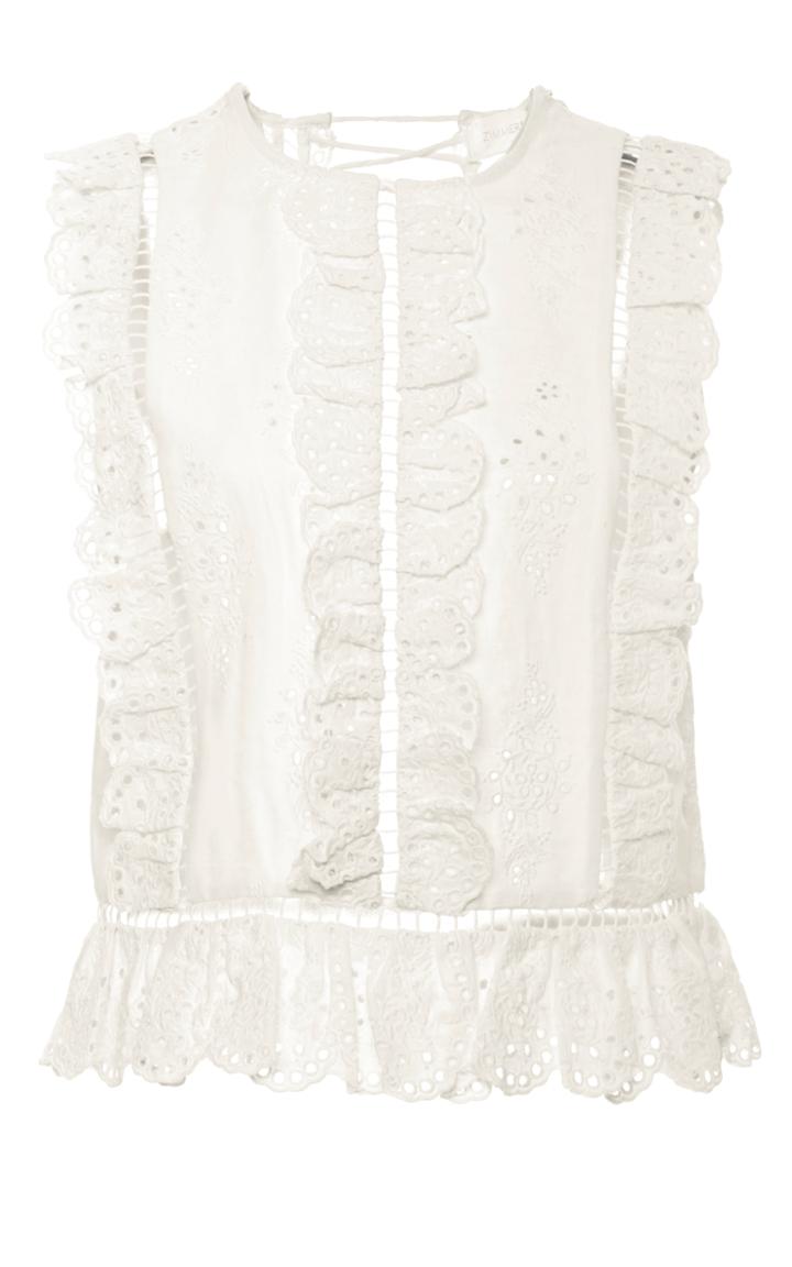 Zimmermann Valour Broderie Anglaise Top