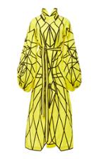 Yuliya Magdych Panther Fully Embroidered Linen Caftan