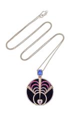 Ele Karela Wavy World Pendant Necklace