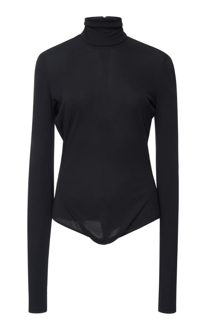 Versace Turtleneck Jersey Top