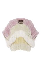 Roberto Cavalli Multi Mink Mix Fur Coat