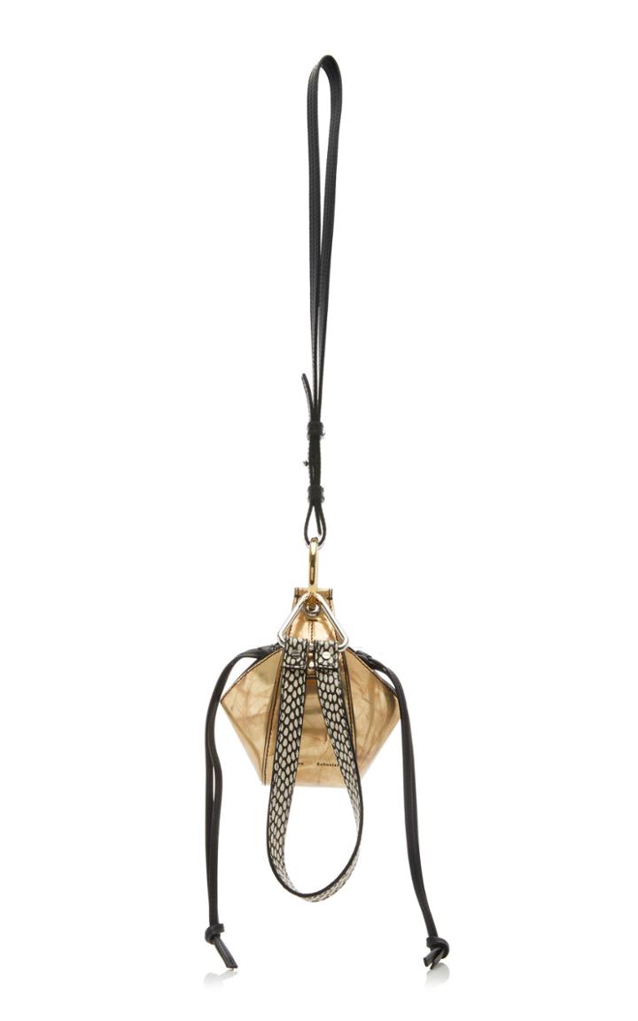 Moda Operandi Proenza Schouler Mini Metallic Leather Pochette Top Handle Bag