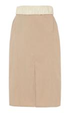 Moda Operandi Johanna Ortiz Don't Lose Hope Ruched Cotton-blend Midi Skirt Size: 2