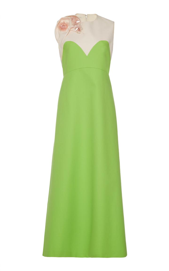 Delpozo Bicolor Midi Dress