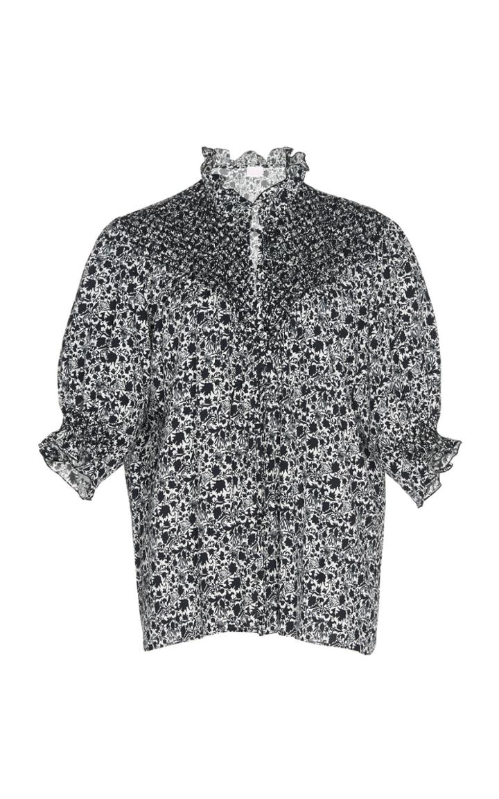 Loretta Caponi Milvia Printed Top