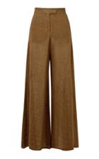 Lisa Marie Fernandez High-rise Flare-leg Linen Pants