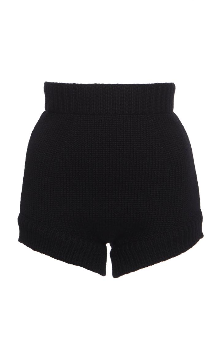 Moda Operandi Dolce & Gabbana High-rise Knit Mini Shorts