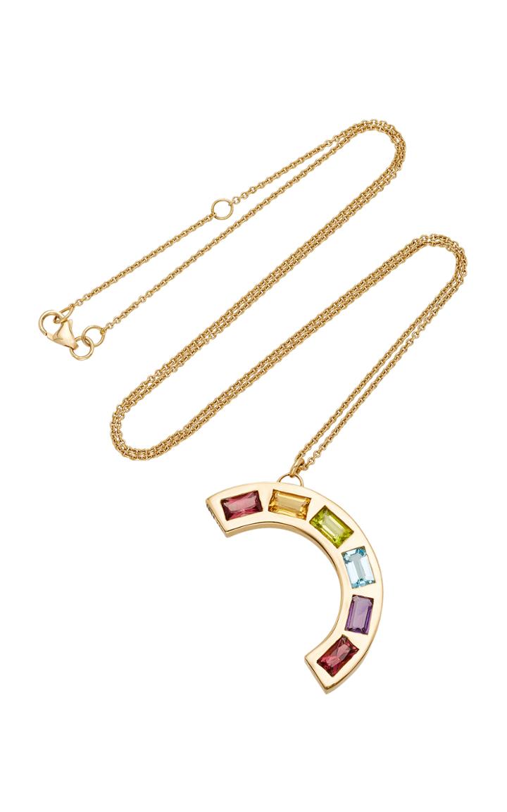 Brent Neale M'o Exclusive Extra Large Deconstructed Rainbow Necklace