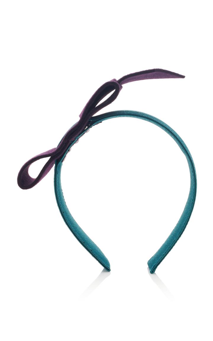 Moda Operandi Lola Hats Hubba Bubby Bow-embellished Felt Headband
