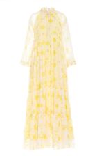 Eywasouls Malibu Cora Printed Chiffon Dress