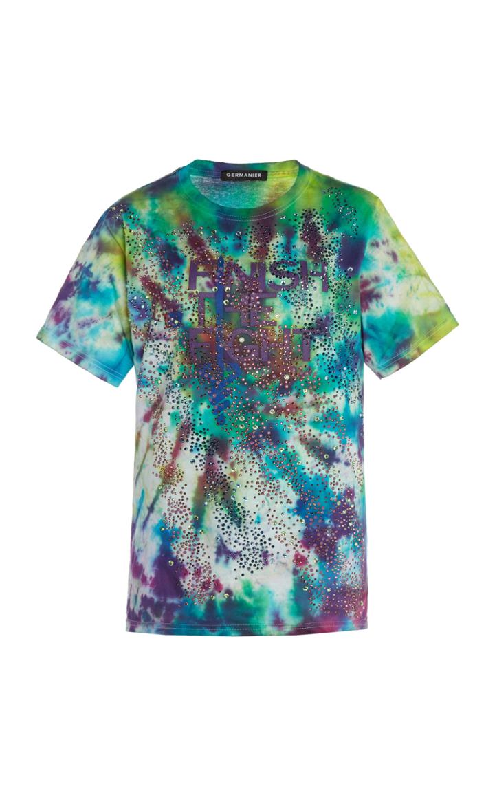 Moda Operandi Germanier Crystal Tie-dye Top